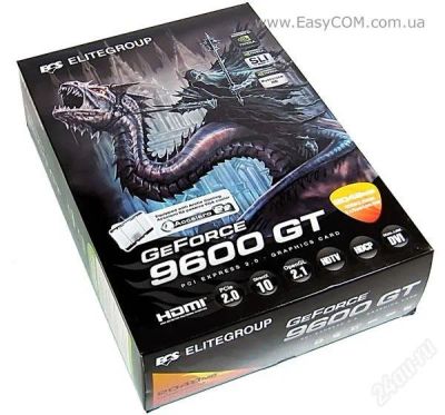 Лот: 1863011. Фото: 1. Видеокарта GeForce 9600GT 512mb... Видеокарты