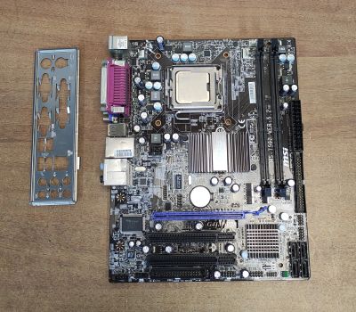 Лот: 19970900. Фото: 1. Материнская плата MSI G41M-P28... Материнские платы