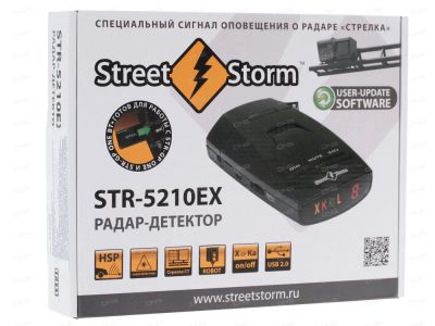 Лот: 10496290. Фото: 1. Антирадар Street Storm STR-5210EX. Видеорегистраторы,  радар-детекторы, системы парковки