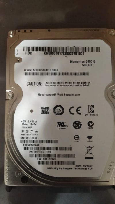 Лот: 19262113. Фото: 1. Жесткий диск Seagate Barracuda... Жёсткие диски (HDD)