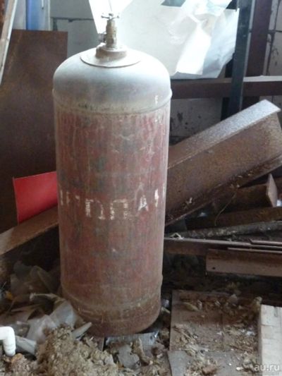Лот: 9007722. Фото: 1. Балон газовый пропан пустой. Баллоны, газ в баллонах