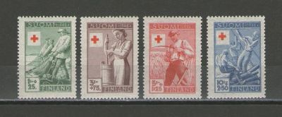 Лот: 16246182. Фото: 1. 1946 год. Финляндия. Полная серия... Марки