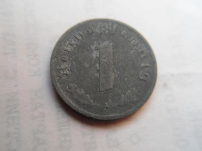 Лот: 10871465. Фото: 1. Германия (Третий рейх) 1 рейхспфенниг... Германия и Австрия
