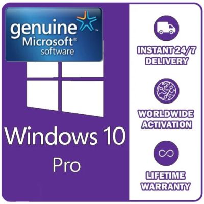 Лот: 11164145. Фото: 1. Genuine Windows 10 PRO 32/64 BIT... Системные