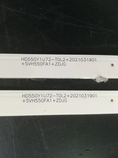 Лот: 25677379. Фото: 1. Led-string HD550Y1U72-T0L2-2021031901... Запчасти для телевизоров, видеотехники, аудиотехники