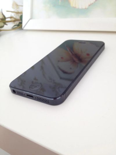 Лот: 6088104. Фото: 1. iPhone 5 black 16gb обмен mx4... Смартфоны