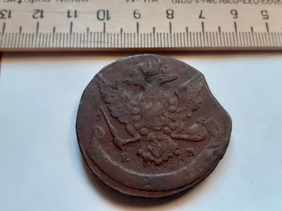 Лот: 17869713. Фото: 1. (№9800) 5 копеек 1765 год,ЕМ,медь... Россия до 1917 года