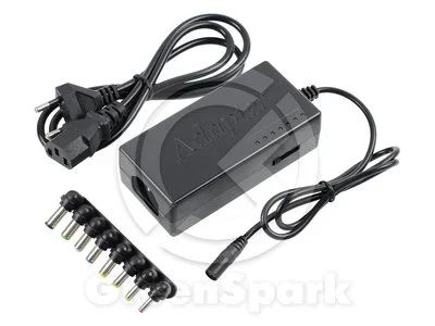 Лот: 13960460. Фото: 1. ЗУ для ноутбука 96 Watt 8 переходников... Зарядные устройства, блоки питания, адаптеры сетевые для смартфонов
