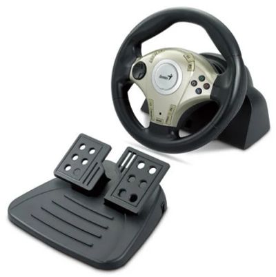 Лот: 5509348. Фото: 1. Руль Genius TwinWheel F1. Рули, джойстики