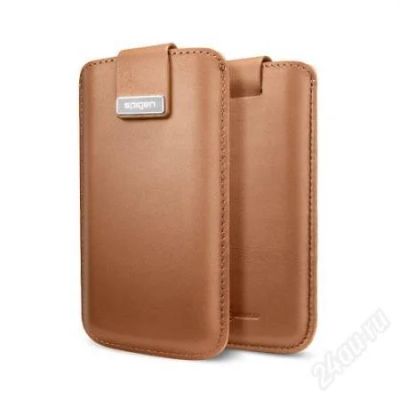 Лот: 2508044. Фото: 1. Чехол SGP Crumena Leather Pouch... Чехлы, бамперы