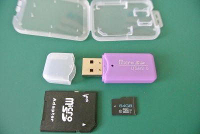 Лот: 4334013. Фото: 1. Карта памяти MicroSD 64 Gb class... USB-флеш карты