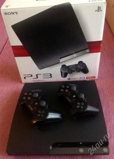 Лот: 2747617. Фото: 1. Sony Playstation 3 slim 120 GB... Игровые приставки, консоли