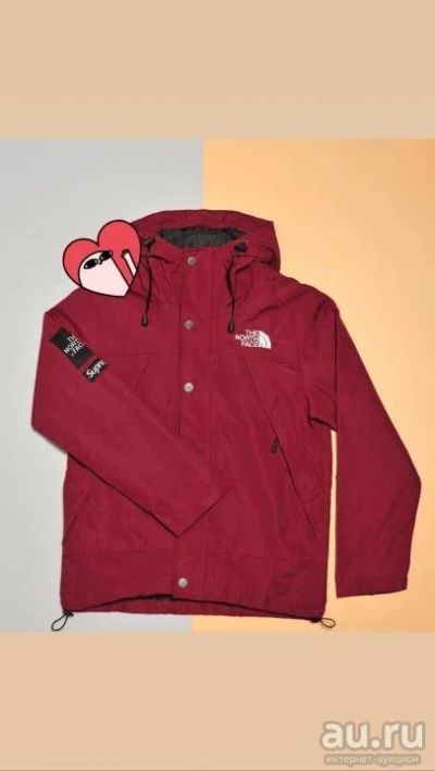 Лот: 13037180. Фото: 1. Ветровка Supreme x TNF. Верхняя одежда