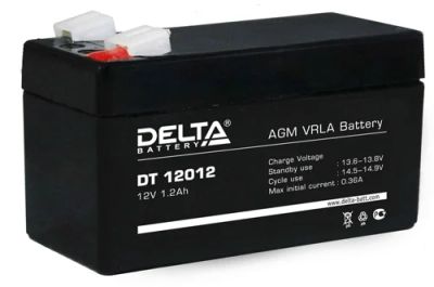 Лот: 11707799. Фото: 1. аккумулятор delta DT 12012 12V... Аккумуляторы