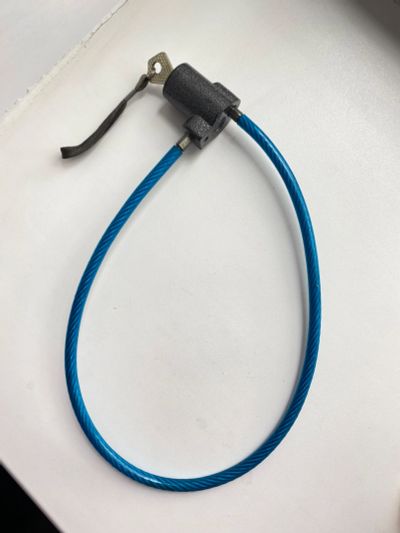 Лот: 25349239. Фото: 1. Замок тросовый велосипедный 60см. Аксессуары