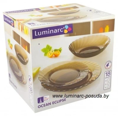 Лот: 18728204. Фото: 1. Набор тарелок Luminarc Ocean Eclipse. Тарелки, блюда, салатники