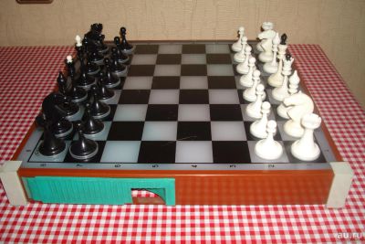 Лот: 7101208. Фото: 1. Шахматы (СССР)1980 г. Шахматы, шашки, нарды
