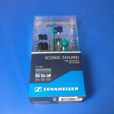 Лот: 5476240. Фото: 1. Наушники Sennheiser CX-215 зеленый. Наушники, гарнитуры
