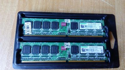 Лот: 7870657. Фото: 1. DDR2 Kingmax 1gb два модуля памяти... Оперативная память