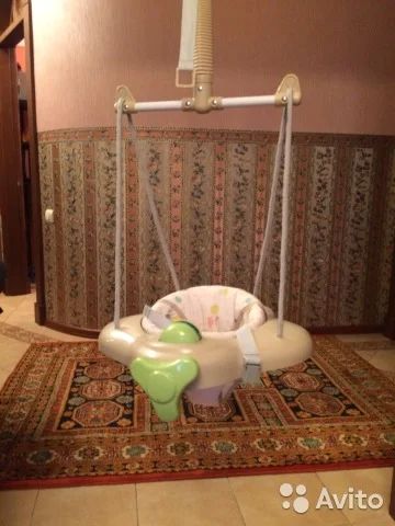 Лот: 7811871. Фото: 1. Прыгунки самолет MamaLove новые. Ходунки, прыгунки, качели
