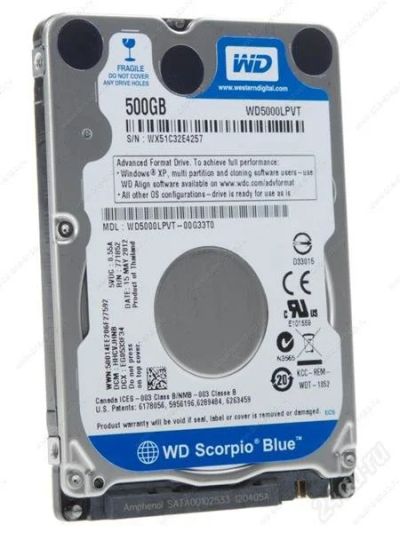 Лот: 2175520. Фото: 1. жесткий диск (новый) 2.5" sata-ii... Жёсткие диски (HDD)