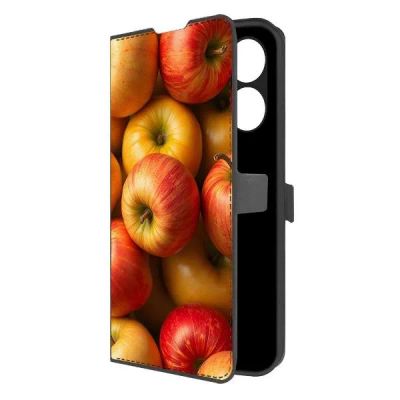 Лот: 25543206. Фото: 1. Чехол Krutoff Eco Book "Яблоки... Чехлы, бамперы