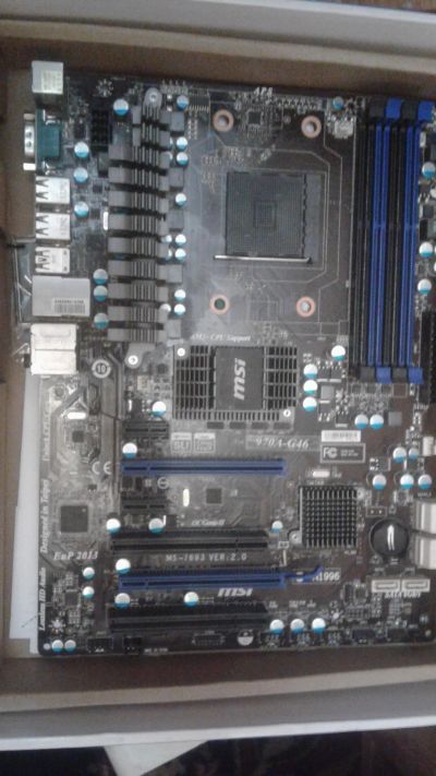 Лот: 12263291. Фото: 1. Материнская плата MSI 970А-G46. Материнские платы