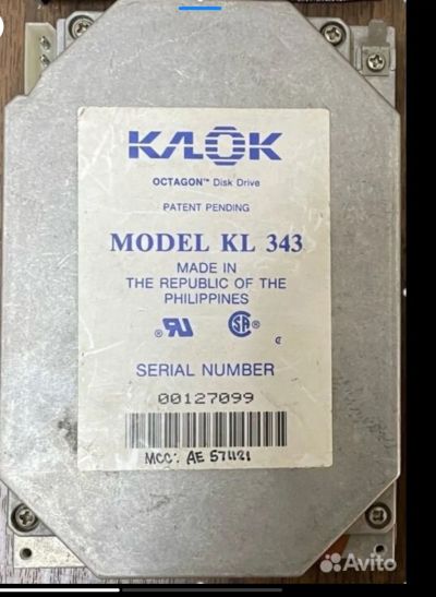 Лот: 21098681. Фото: 1. Жесткий диск, винчестер kalok... Жёсткие диски (HDD)