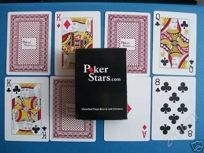 Лот: 1634153. Фото: 1. Игральные карты для покера PokerStars... Сувенирные наборы