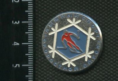 Лот: 15739925. Фото: 1. (№ 4781 ) значки спорт, Лыжи. Сувенирные