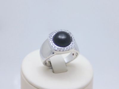 Лот: 12321495. Фото: 1. СЕРЕБРЯНОЕ КОЛЬЦО СО ВСТАВКАМИ... Кольца, перстни
