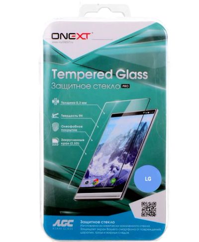 Лот: 10995670. Фото: 1. Защитное стекло Onext для телефона... Защитные стёкла, защитные плёнки