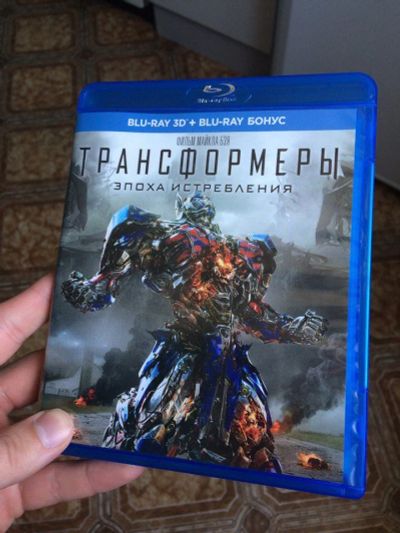 Лот: 9856949. Фото: 1. 3D BluRay фильм "Трансформеры... Видеозаписи, фильмы