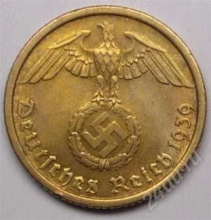 Лот: 1532463. Фото: 1. Германия. 3-й Рейх. 10 рейх пфенниг... Германия и Австрия