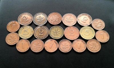 Лот: 9875920. Фото: 1. 20 монет Германии - одним лотом... Наборы монет