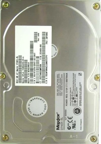 Лот: 3623271. Фото: 1. жесткий диск maxtor 80gb. Жёсткие диски (HDD)