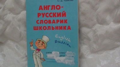 Лот: 8337784. Фото: 1. Англо-русский словарик школьника... Другое (учёба (школа, вуз))