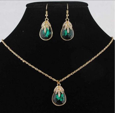 Лот: 3755327. Фото: 1. колье серьги New 14k Yellow Gold... Комплекты изделий