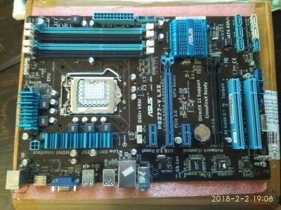 Лот: 10988800. Фото: 1. Материнская плата ASUS P8Z77-V... Материнские платы