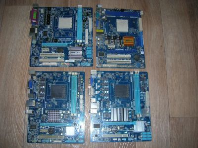 Лот: 10780391. Фото: 1. 4 неисправные MB AM2+, AM3, AM3... Материнские платы