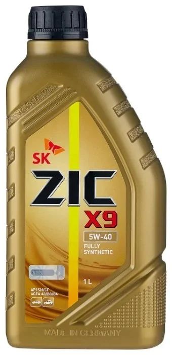 Лот: 16494794. Фото: 1. Масло ZIC X9 5/40 1л синт (XQ... Масла, жидкости