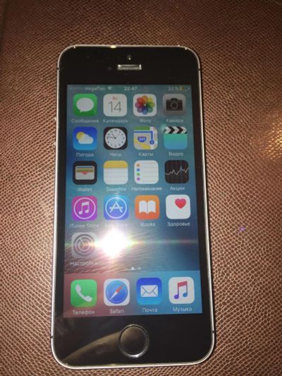 Лот: 6928891. Фото: 1. iPhone 5s 16gb space gray a1457. Смартфоны