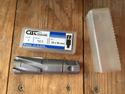 Лот: 11728086. Фото: 1. Корончатое сверло Cat TCT 25мм. Расходные материалы, сменные насадки