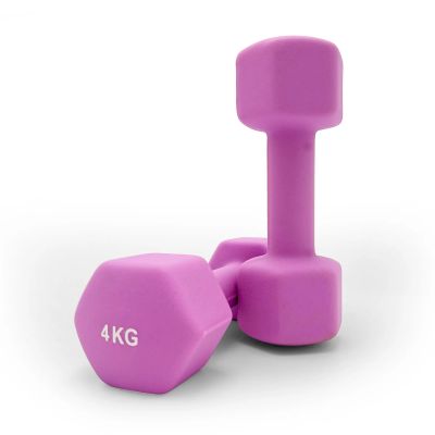 Лот: 25545172. Фото: 1. Гантель неопреновая 4 кг UnixFit... Гантели