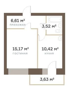 Лот: 12494147. Фото: 1. Сдам в аренду квартиру в Образцово. Квартиры, студии