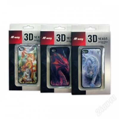 Лот: 2746843. Фото: 1. Чехол-кейс для iPhone 4: 3D рисунок... Чехлы, бамперы