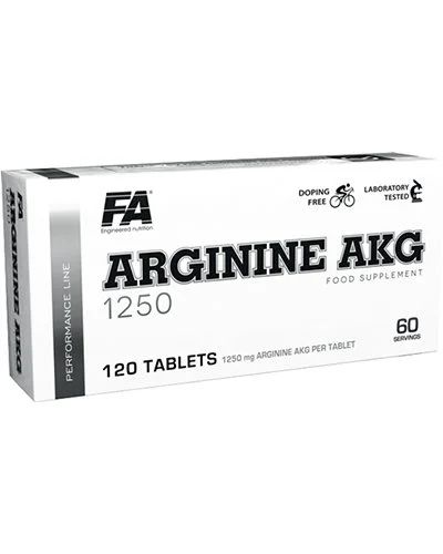 Лот: 11068149. Фото: 1. Arginine - AKG 1250 120 таб. Fitness... Спортивное питание, витамины