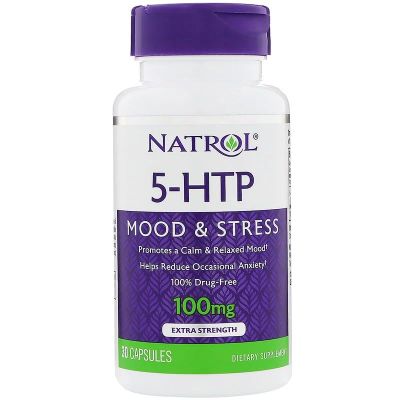 Лот: 11300679. Фото: 1. 5-HTP 100mg, 30кап (спортивное... Спортивное питание, витамины