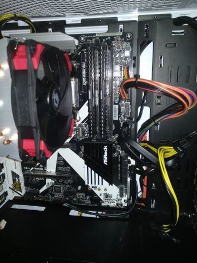 Лот: 16996563. Фото: 1. Ryzen 5 2600 + AsRock X370 Killer... Комплекты запчастей
