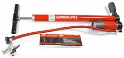 Лот: 8220011. Фото: 1. Насос ручной с манометром "ЛЮКС... Другое (автозапчасти)
